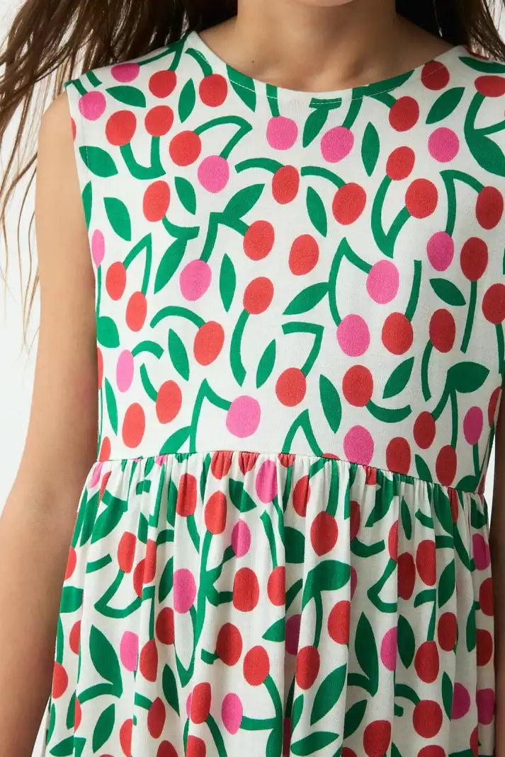 Vestido Estampado Guindas
