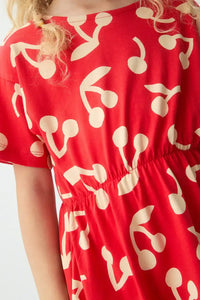 Vestido Rojo Guinda