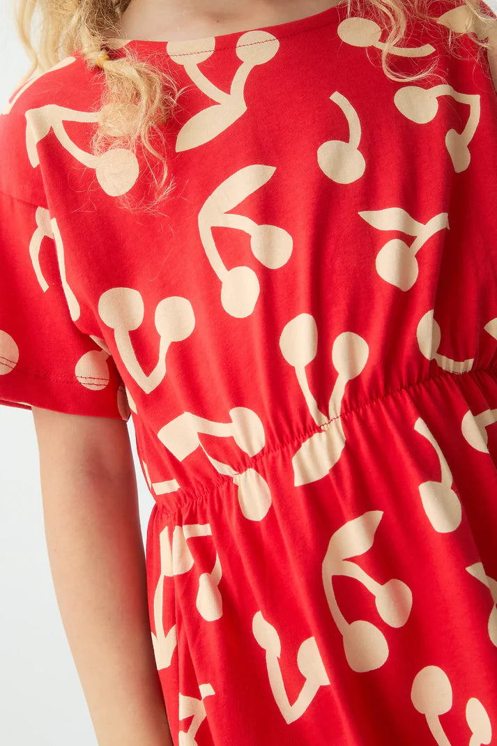 Vestido estampado de Guinda