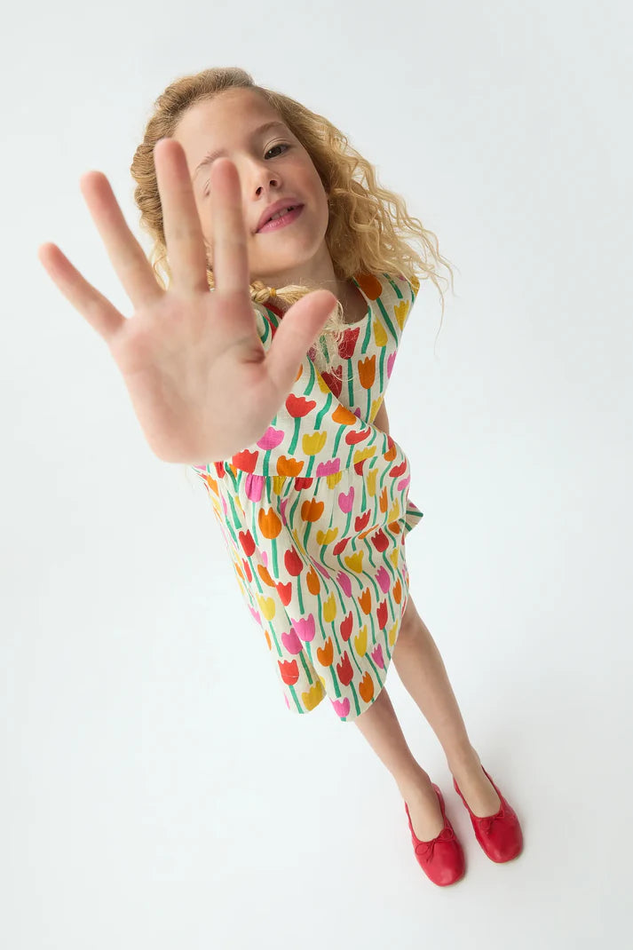 Vestido Estampado Tulipanes