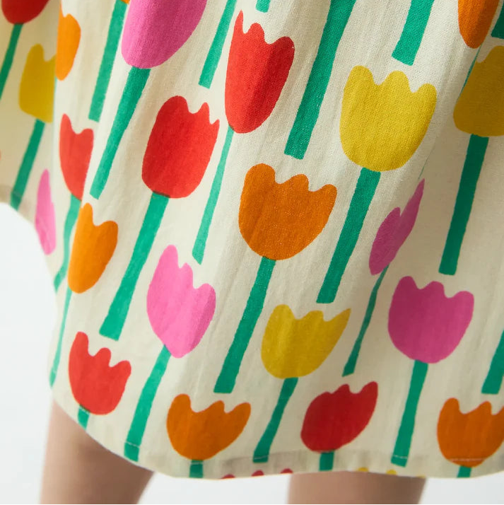 Falda Estampado Tulipanes