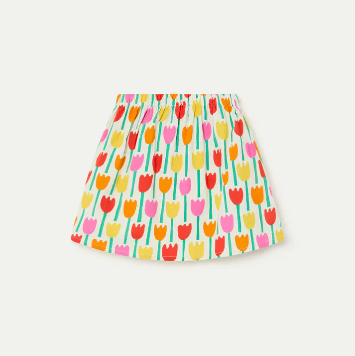 Falda Estampado Tulipanes