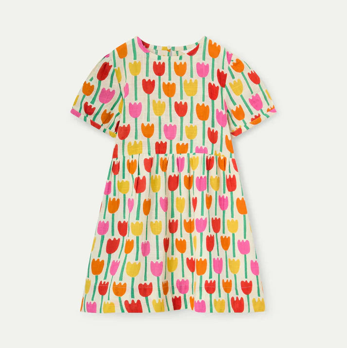 Vestido Estampado Tulipanes