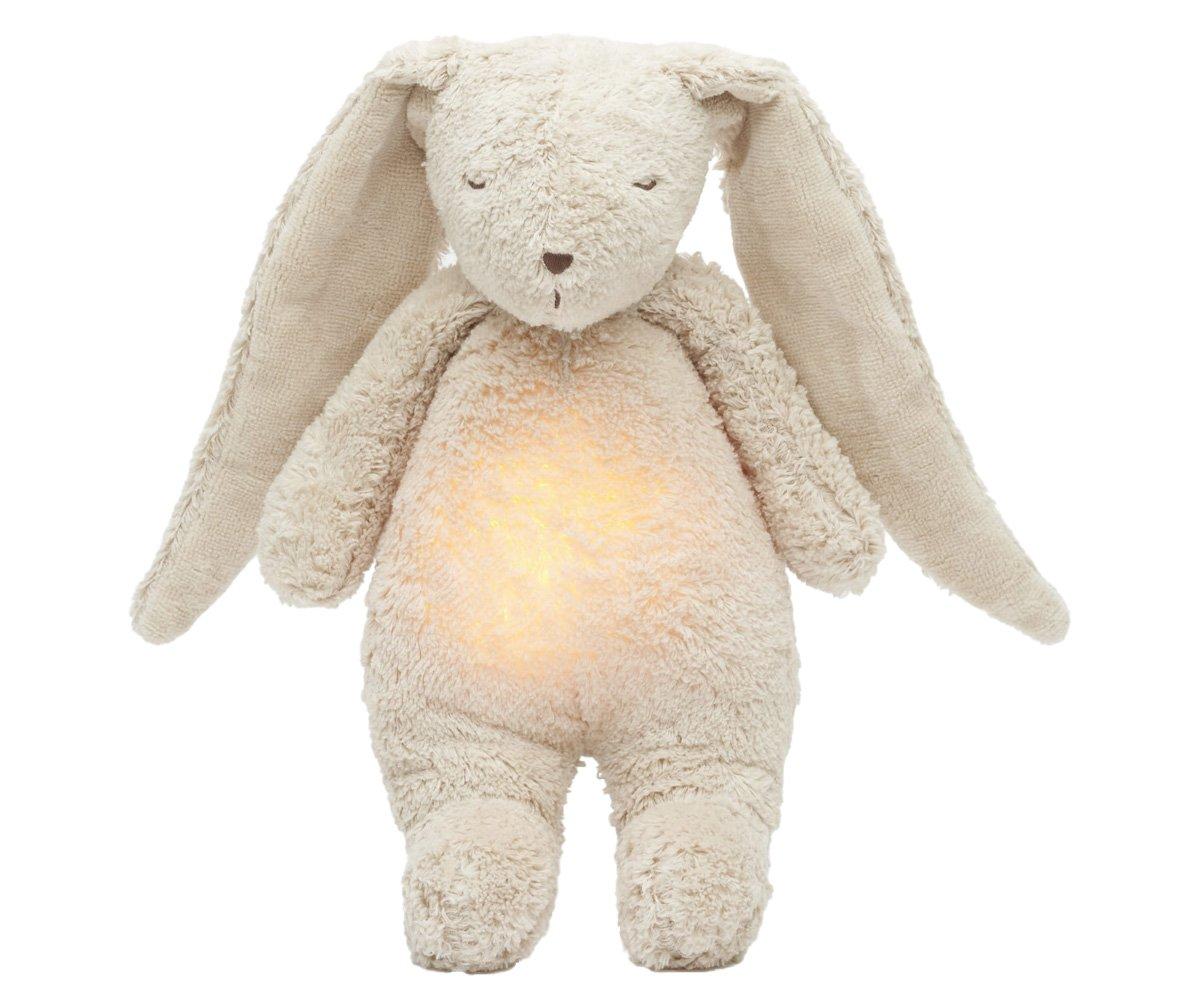 peluche moonie luz y sonido conejo sand natur