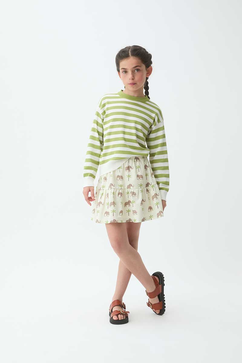 Falda Estampado Elefante