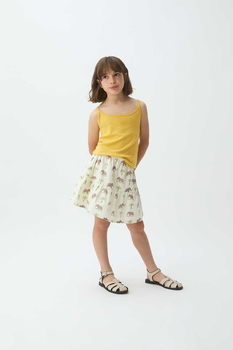 Falda Estampado Elefante