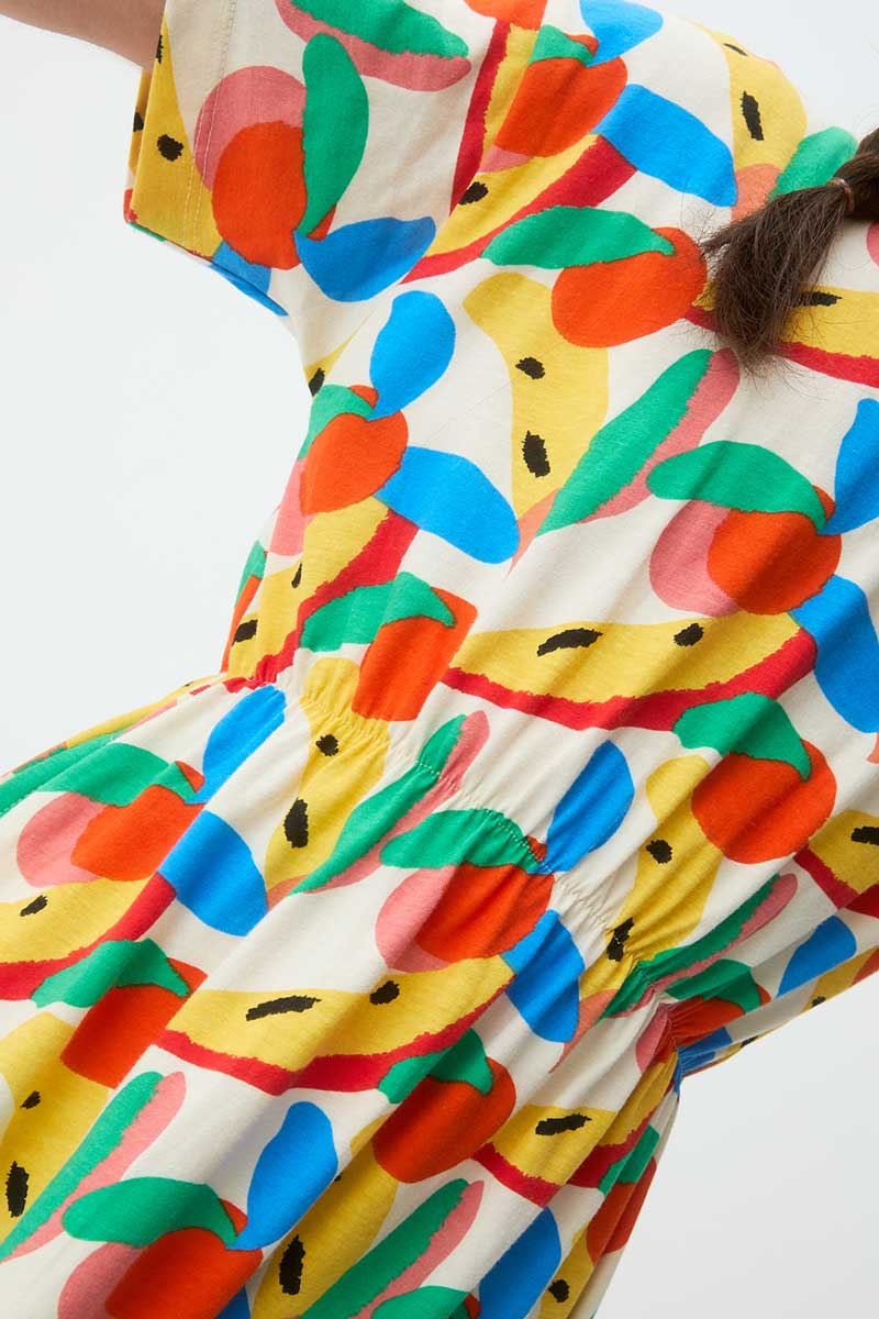 Vestido estampado Tutti Frutti