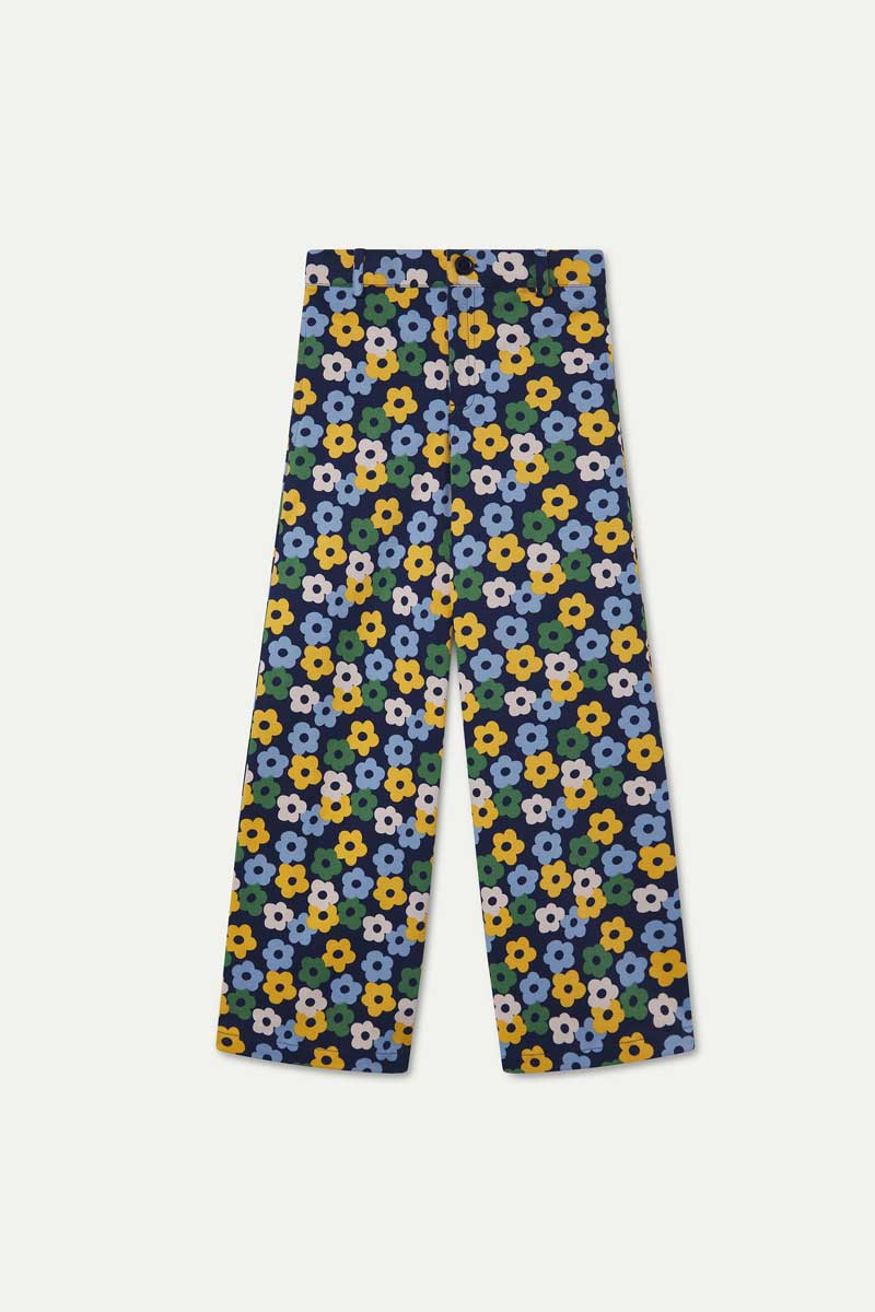 Pantalon ancho florecitas