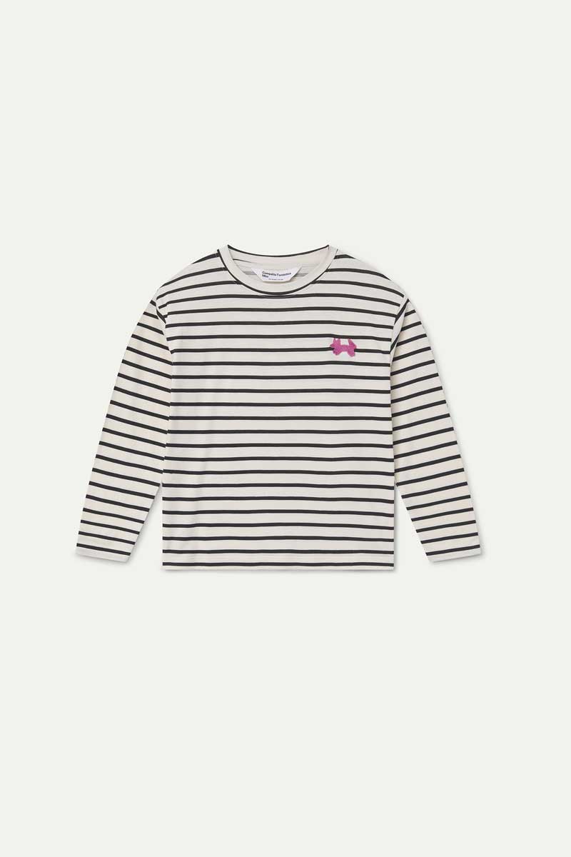 Camiseta rayas blanca