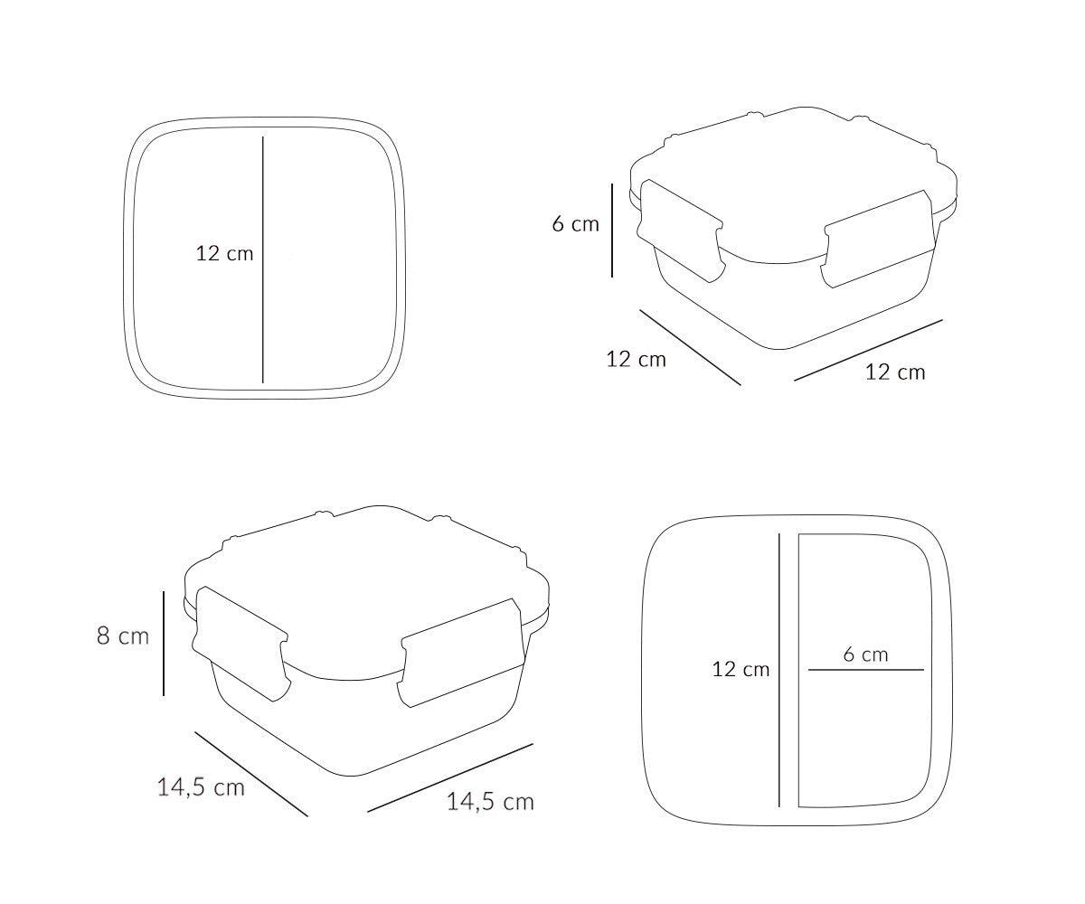 large square crocodile lunch box
