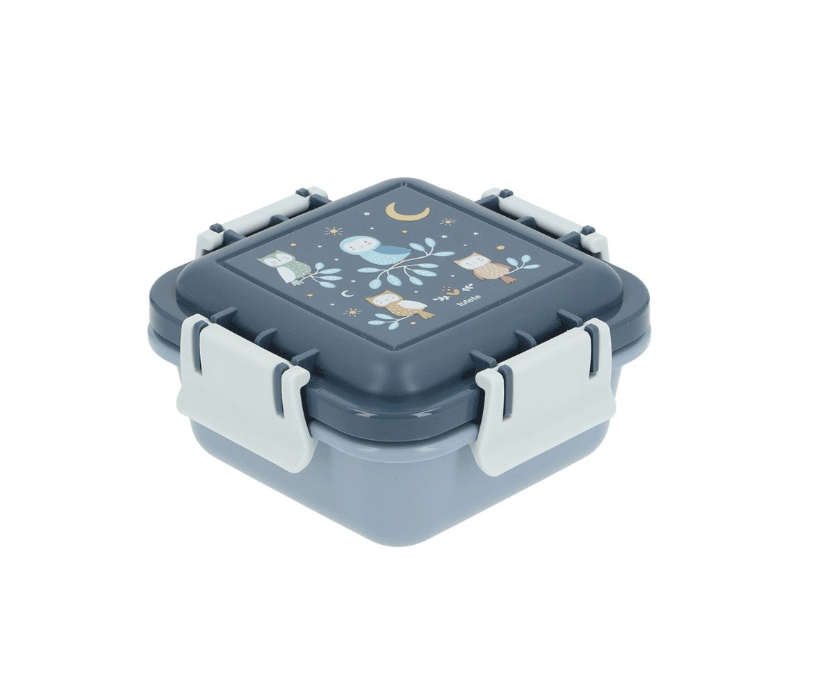 small square animal lunch box