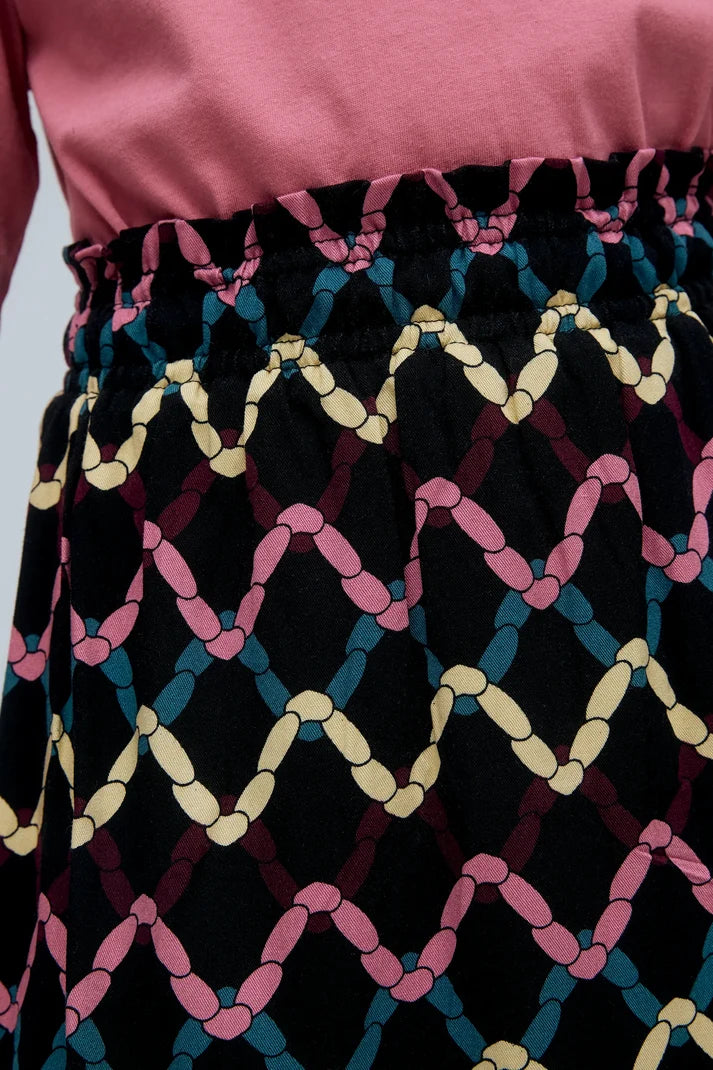 Falda Estampado Zig Zag