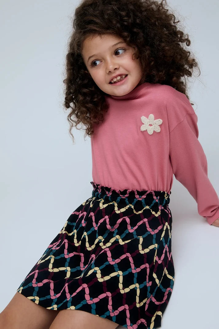 Falda Estampado Zig Zag