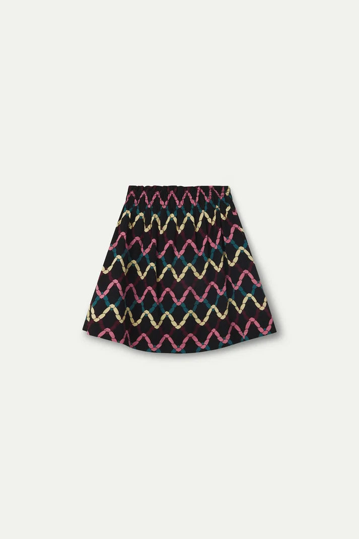 Falda Estampado Zig Zag