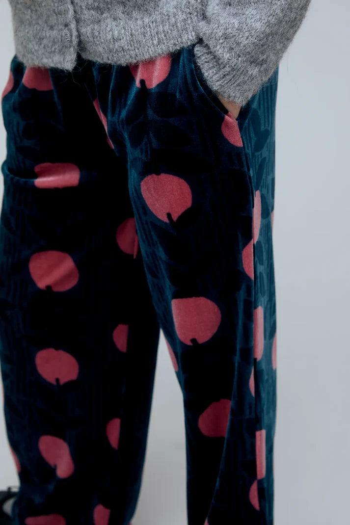 Pantalon ancho terciopelo