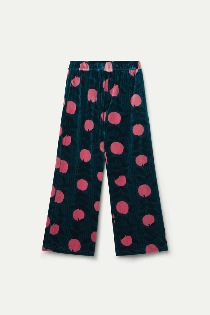 Pantalon ancho terciopelo