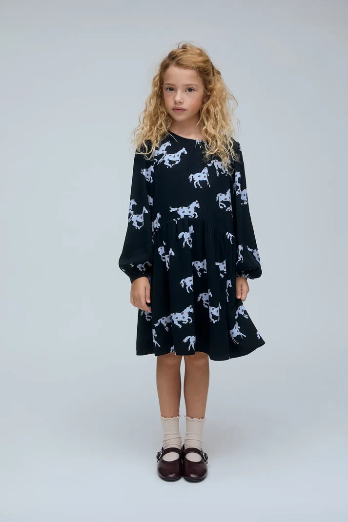 Vestido estampado caballos