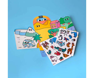 Set de Pegatinas Montessori Animales