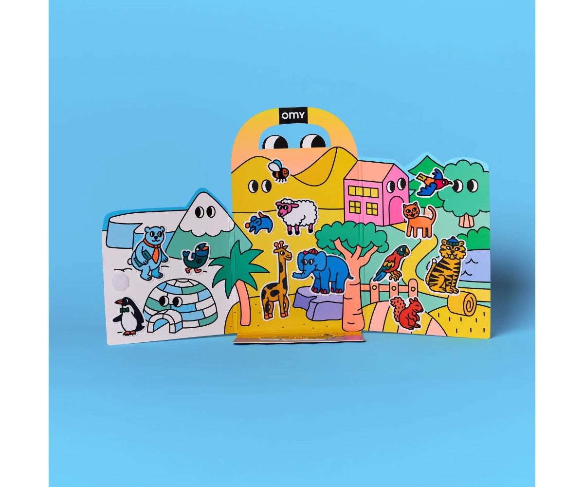 Set de Pegatinas Montessori Animales