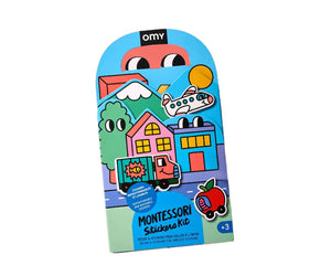 Set de Pegatinas Montessori Transportes