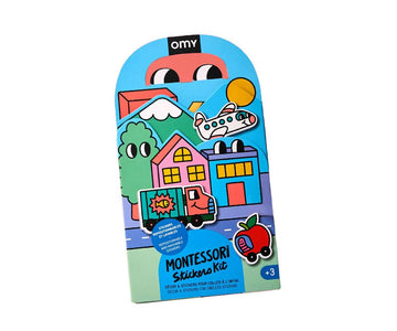 Set de Pegatinas Montessori Transportes