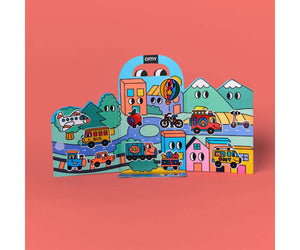 Set de Pegatinas Montessori Transportes