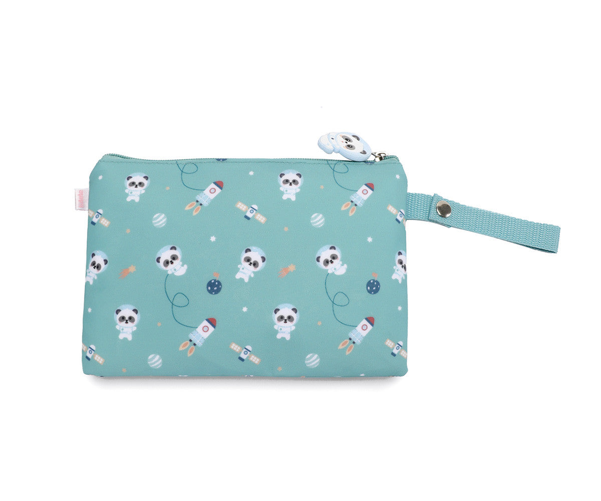 Bolsa reutilizable snack - pandas espaciales