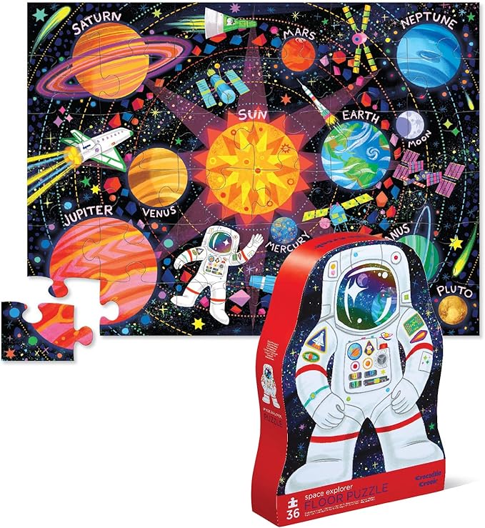 puzzle 36 piezas astronauta + 3 años