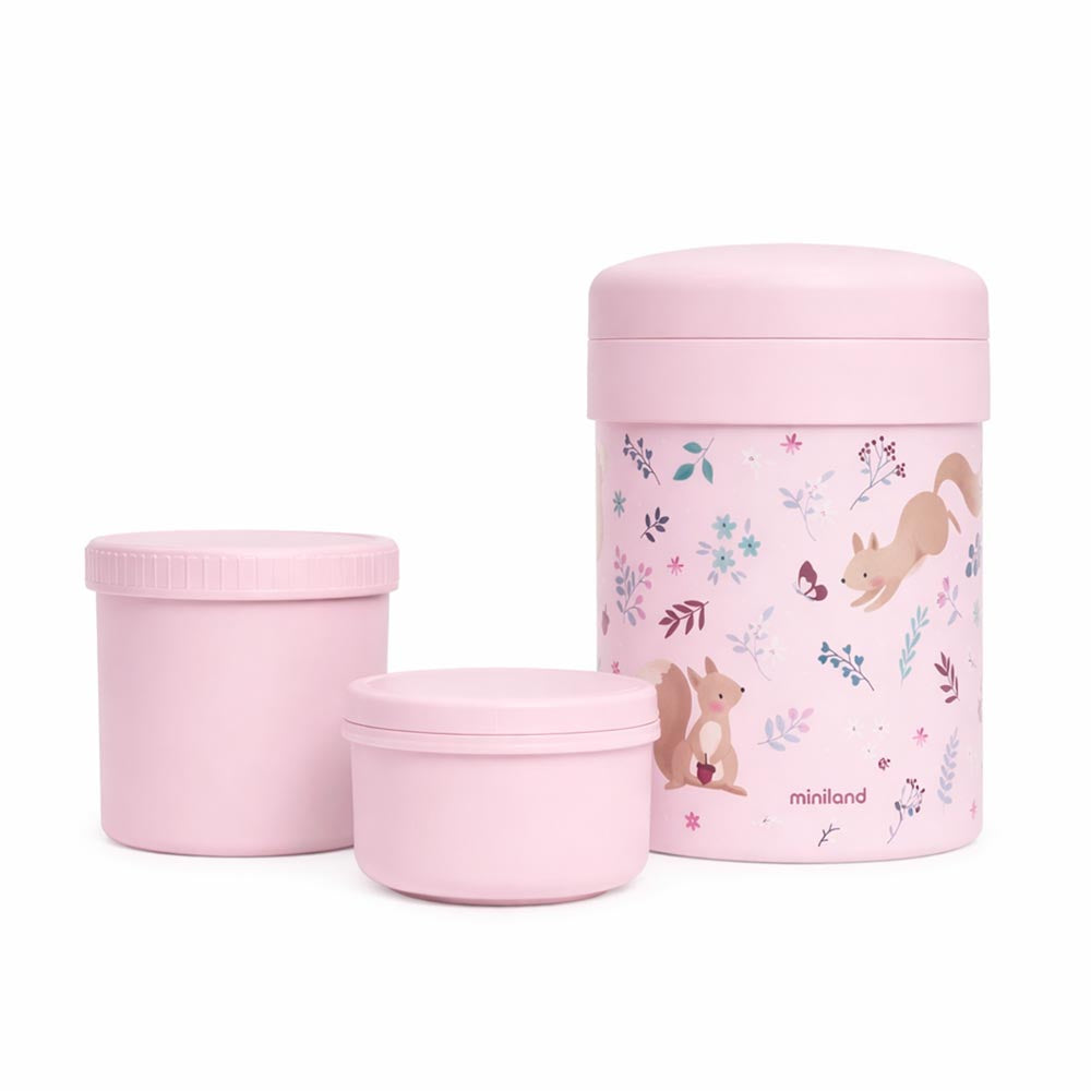 Termo para comidas ardilla 350 + 200 ml