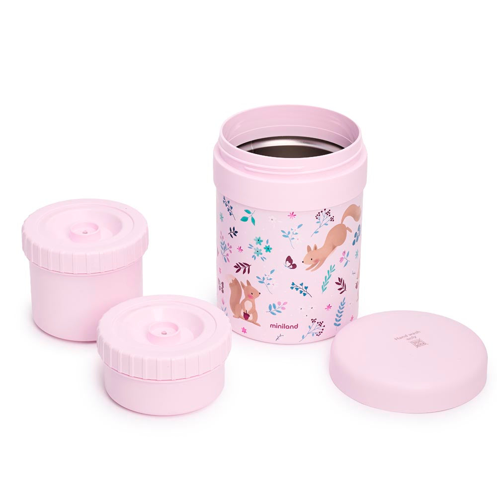 Termo para comidas ardilla 350 + 200 ml