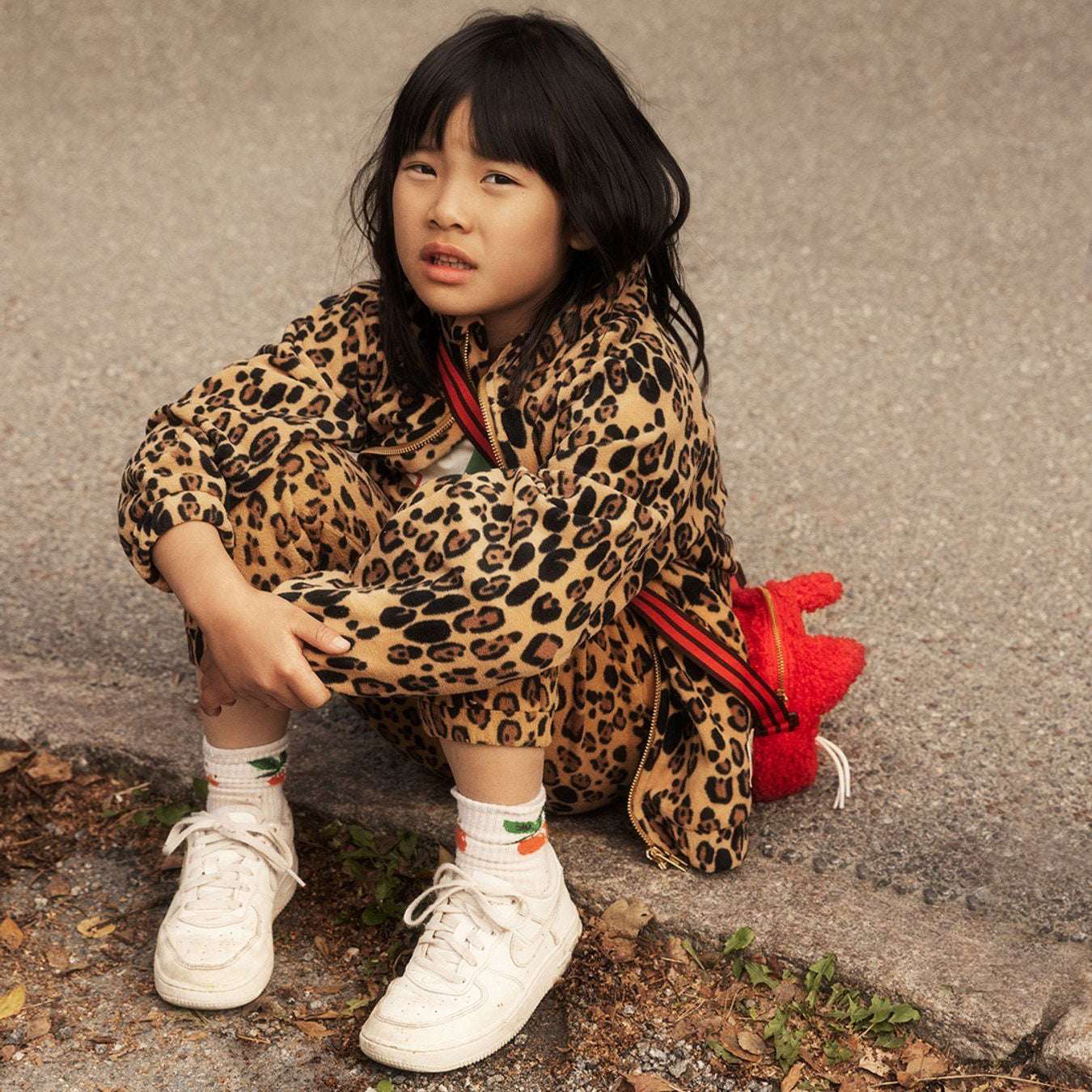 Chaqueta Polar Leopardo