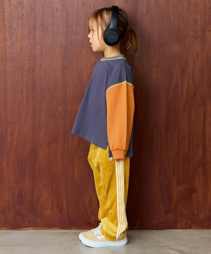 Pantalón chándal retro mostaza