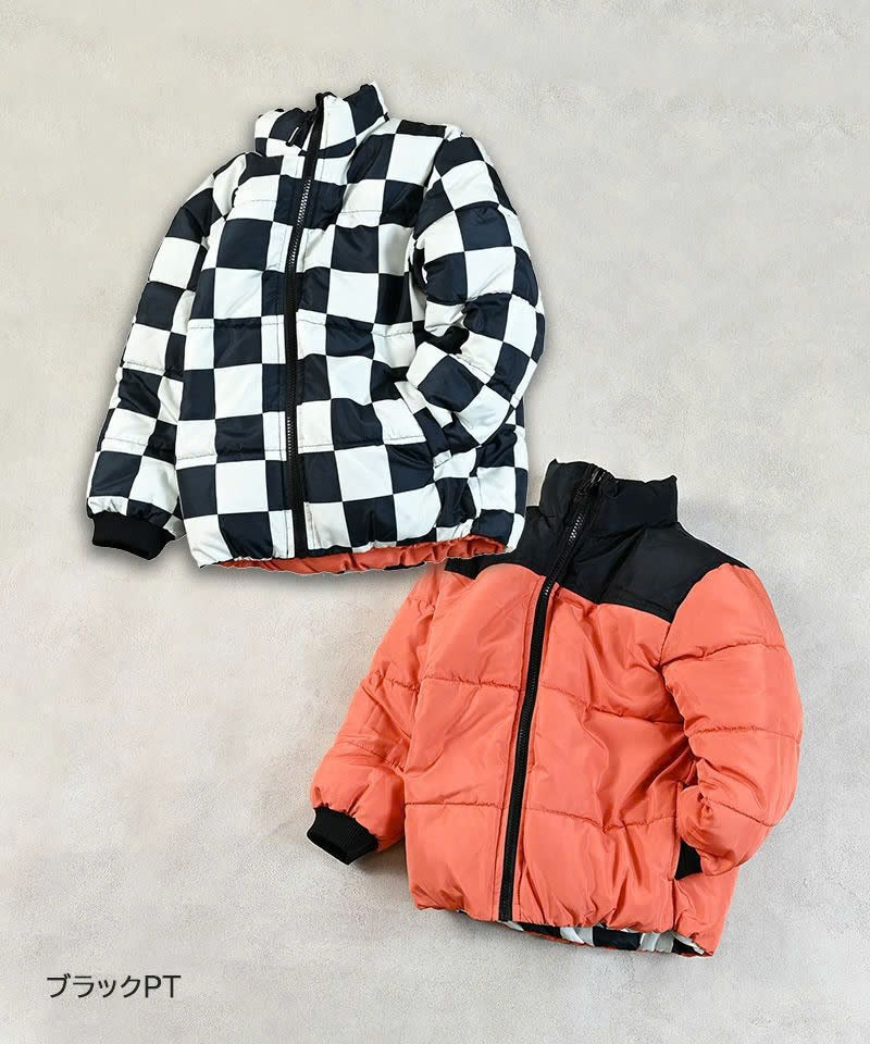 Anorak reversible cuadros