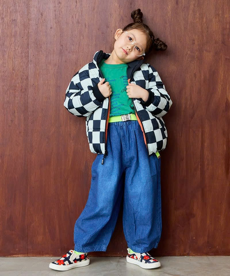 Anorak reversible cuadros