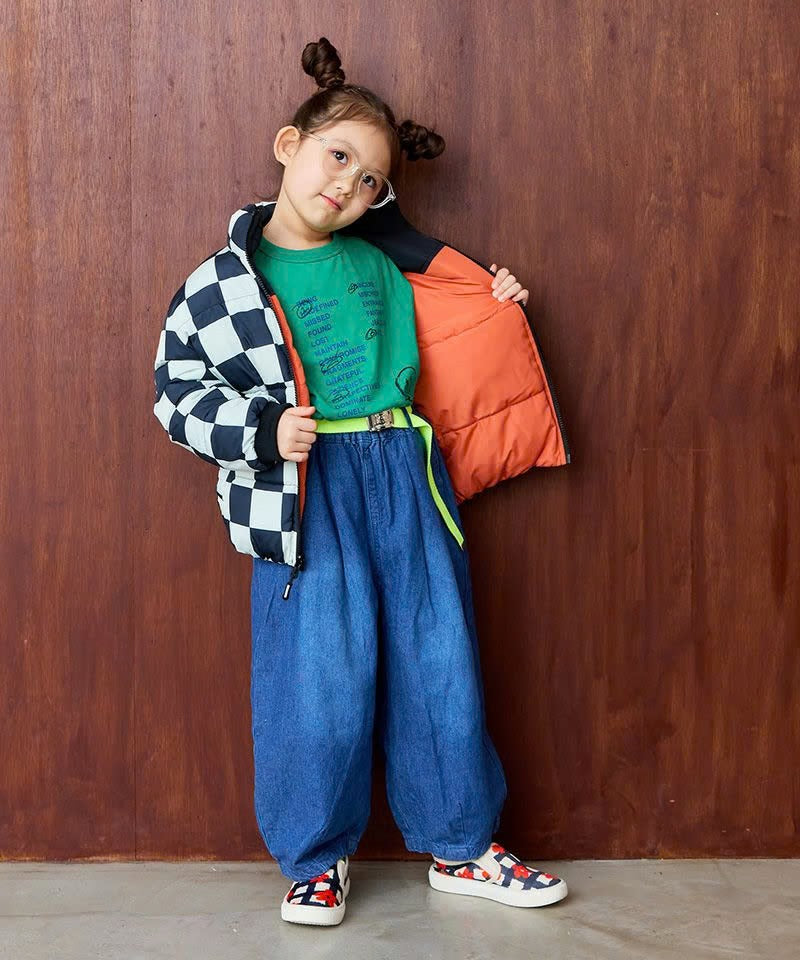 Anorak reversible cuadros