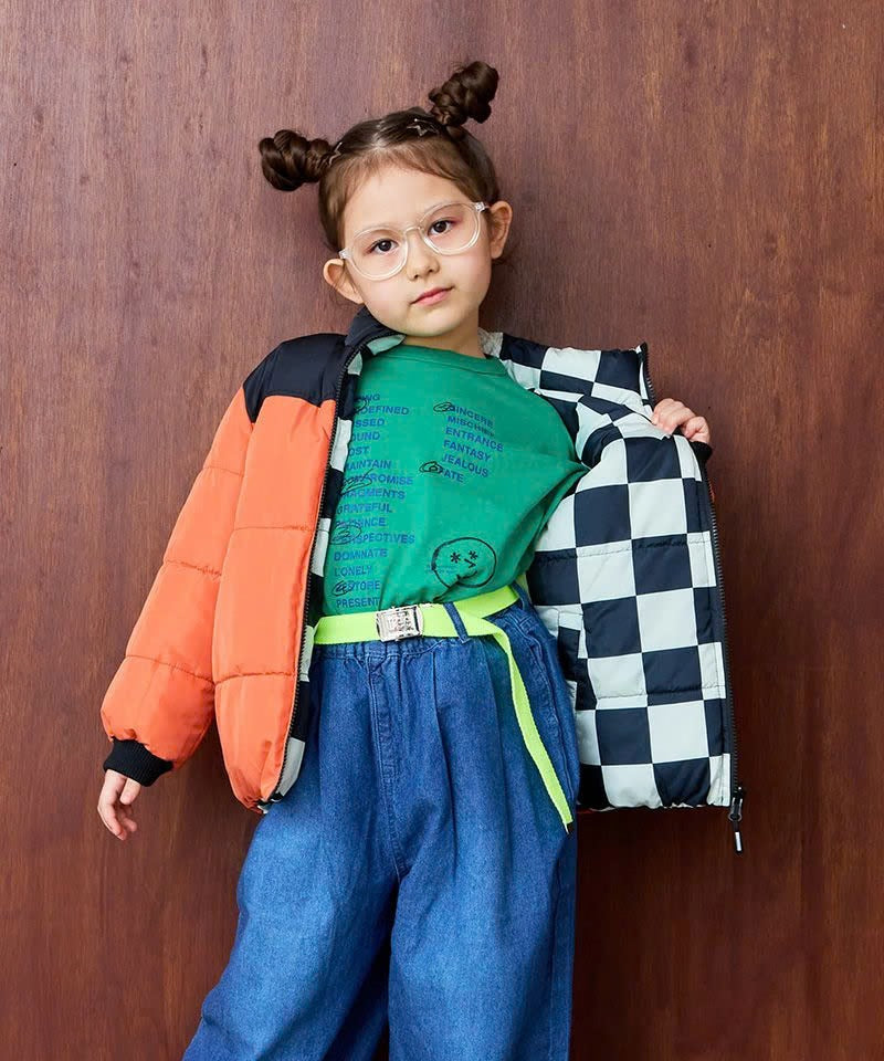 Anorak reversible cuadros