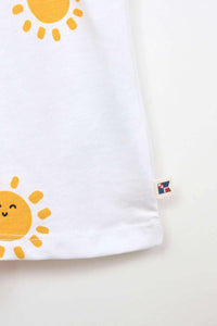 Vestido estampado soles de colores