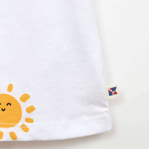 Vestido estampado soles de colores