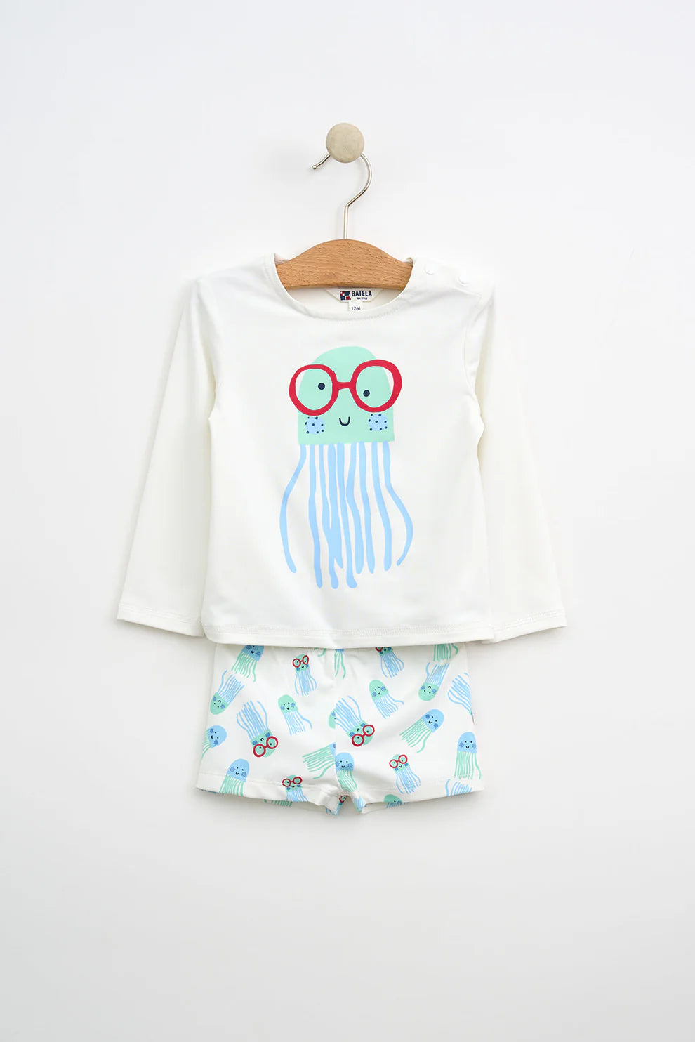Conjunto Bañador + camiseta UPF50+ medusas