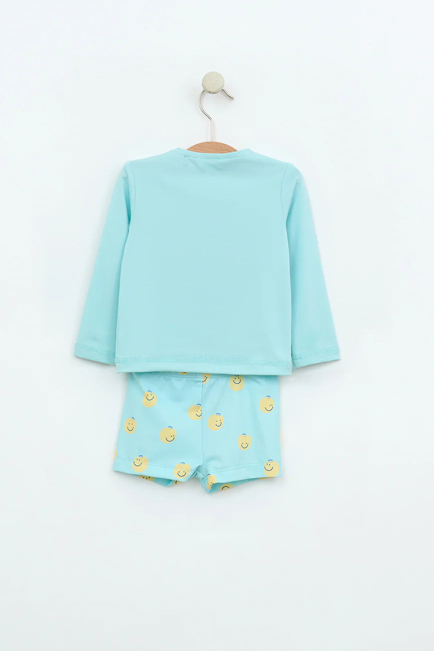 Conjunto bañador + camiseta UPF50+ smile