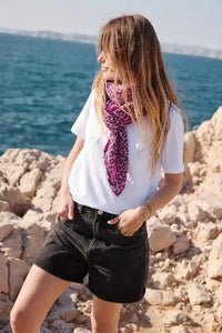 Muselina Estampada Graou Orchid