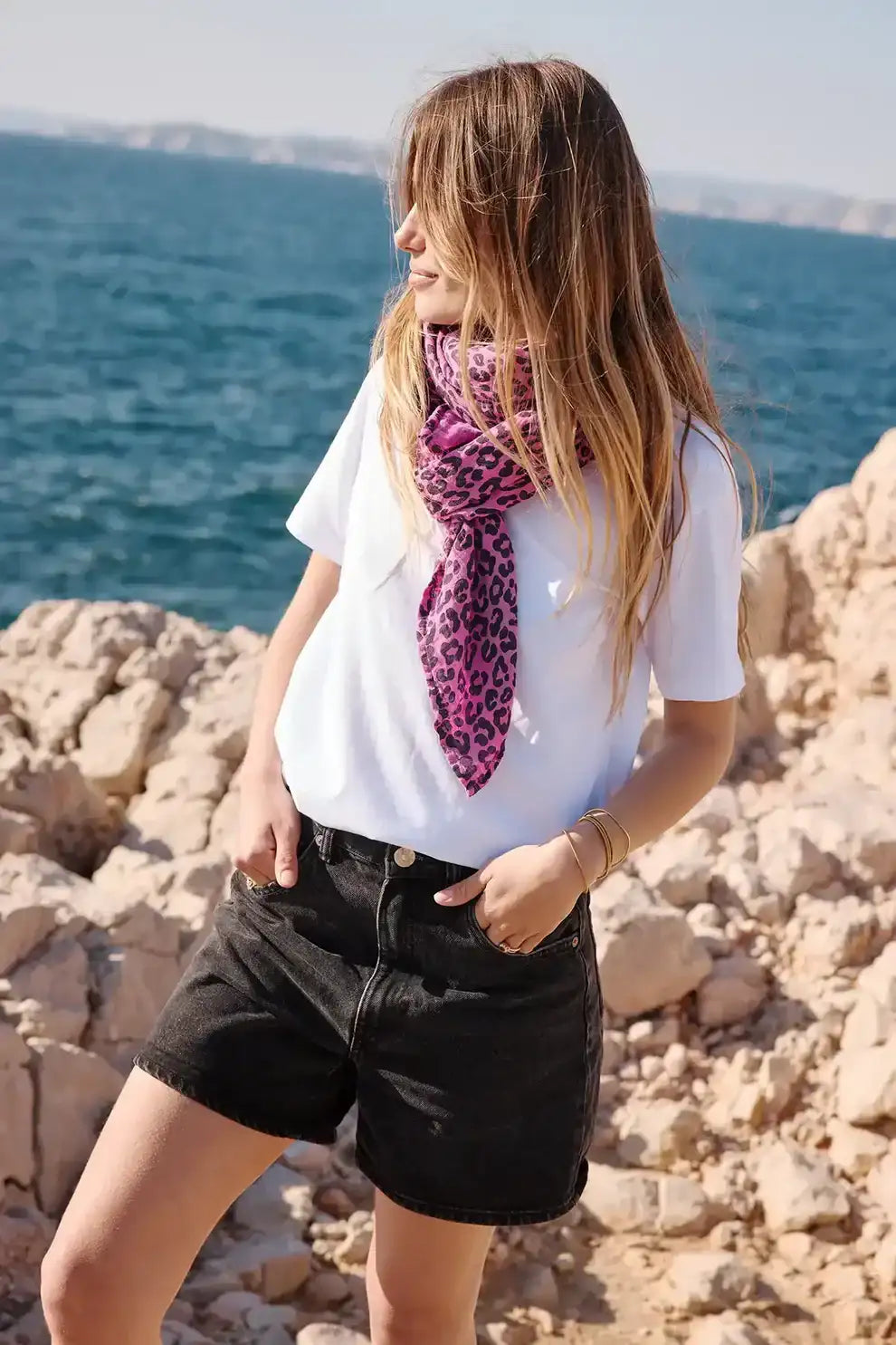 Muselina Estampada Graou Orchid
