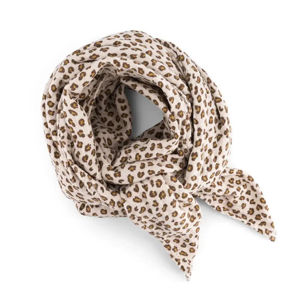 Muselina Leopard Natural
