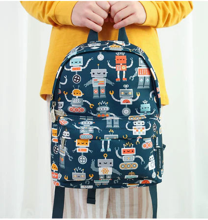 Mochila infantil robots