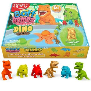 Pack 6 Bombas de Baño con Sorpresa DINOSAURIO