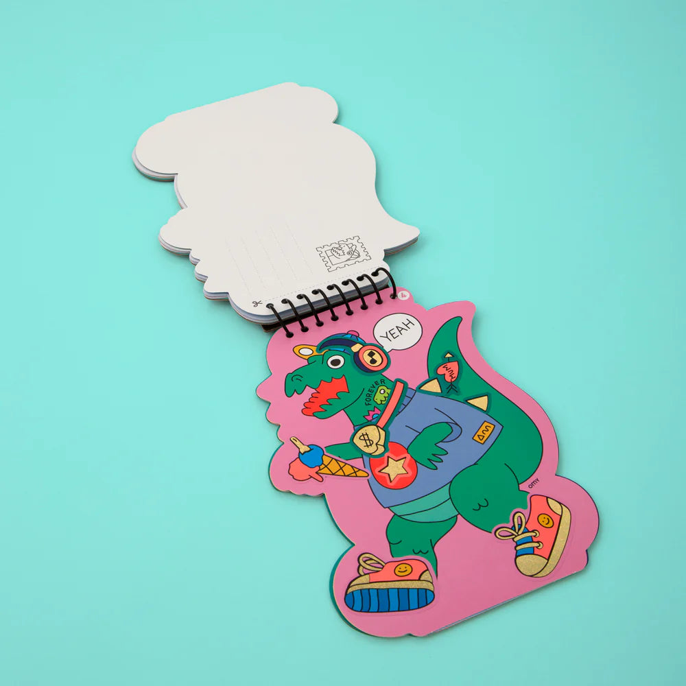 Pasatiempos Pegatinas Dinosaurio + 4 años