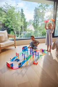 Circuito Carreras - 65 piezas magnéticas Cleverclixx