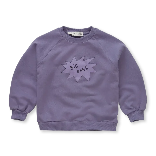 Sudadera morada Big Bang