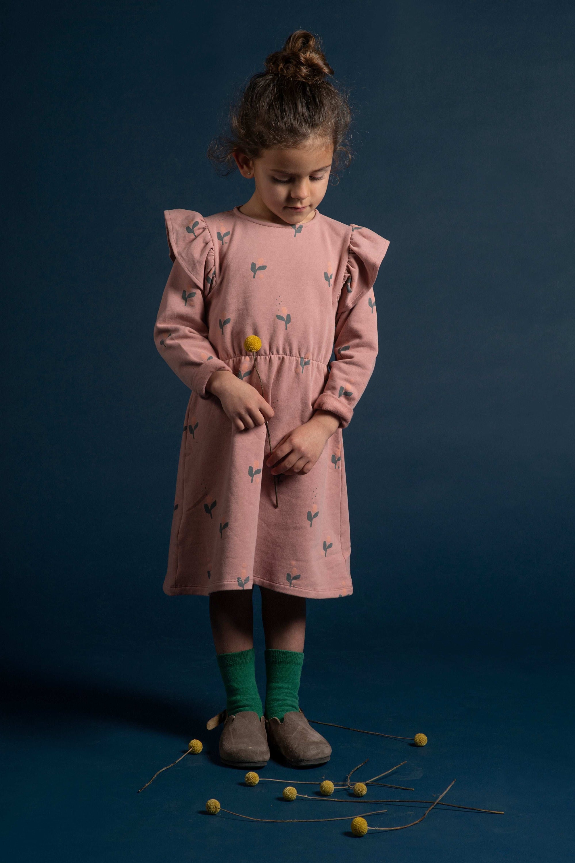 Vestido Flor Vintage