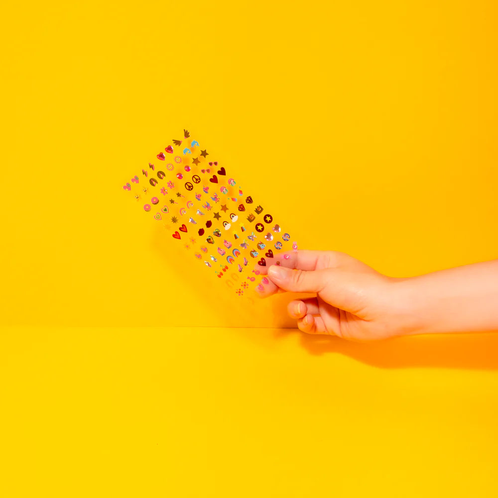 Pendientes de pegatina Unicornio